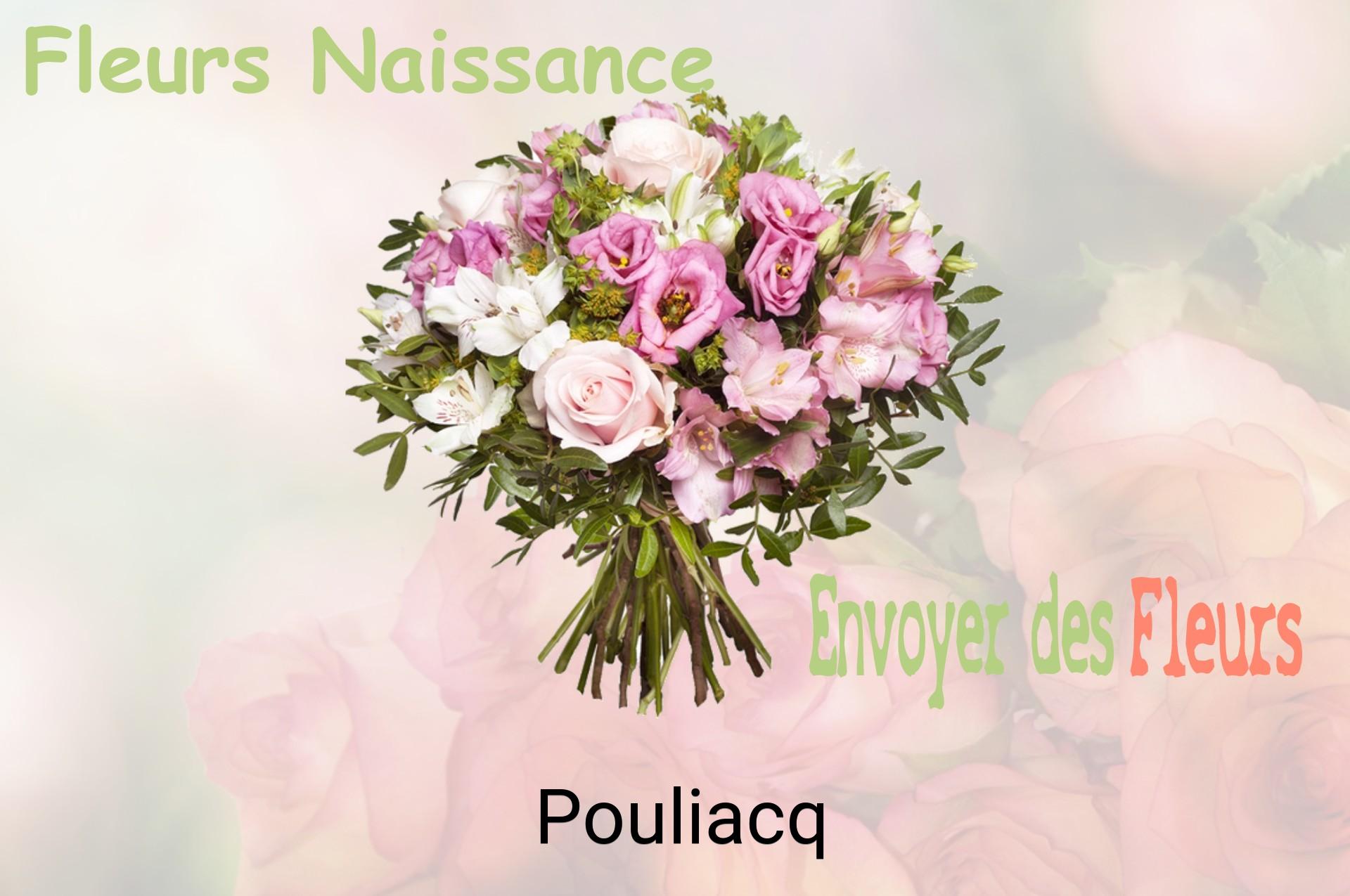 Bouquet de fleurs de naissance livré à Pouliacq